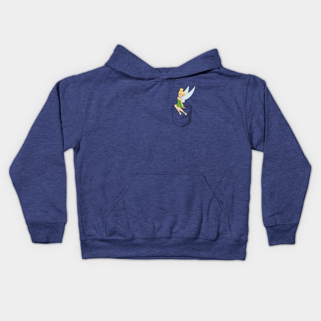 Shirt Pocket Tink Kids Hoodie by leiacat